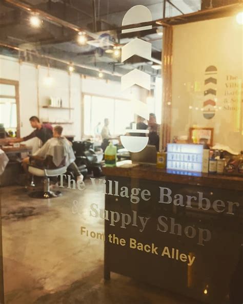 the village barber and supply shop